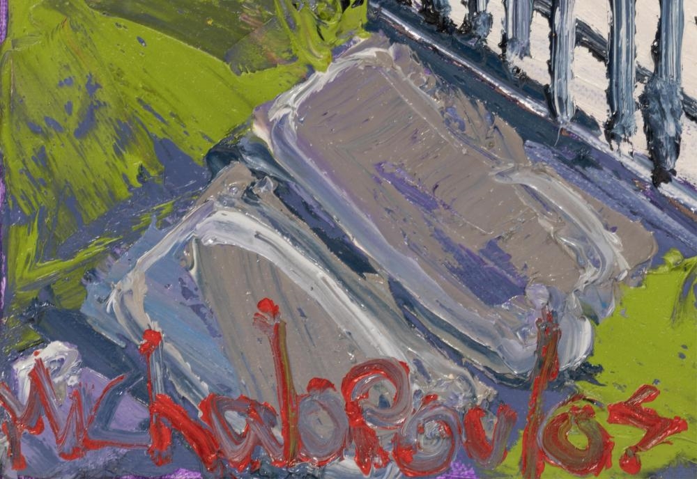 Artwork by James Michalopoulos, Kryptic, Made of oil on canvas