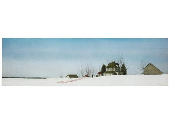 Snowy Country Scene - William Dunlap