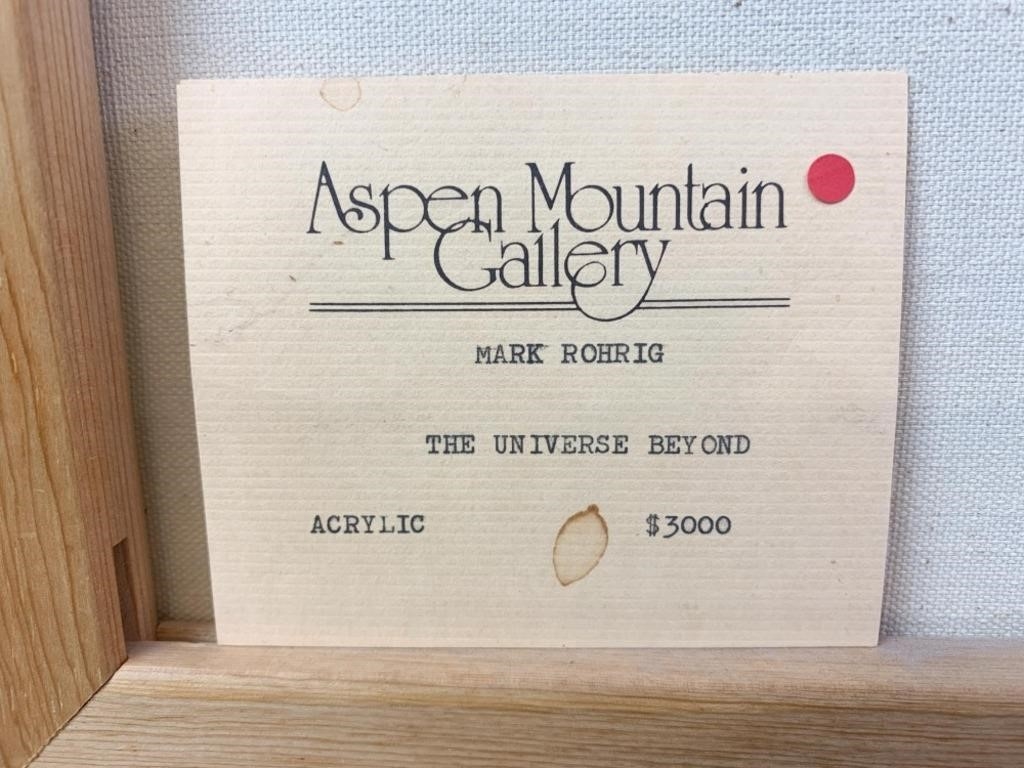 Mark Rohrig | Mark Rohrig, The Universe Beyond, A/C (1983) | MutualArt