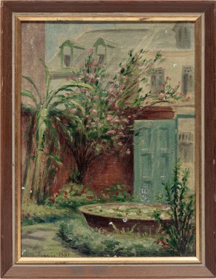 New Orleans Courtyard - Manuel Runyan