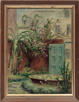 New Orleans Courtyard - Manuel Runyan
