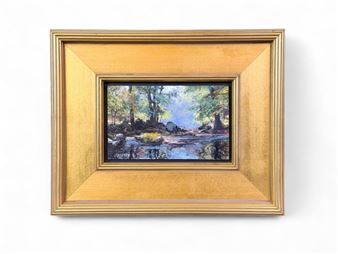 Michael Godfrey, Creek Scene, O/B - Michael Godfrey