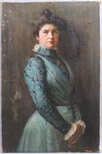 Damenportrait by John J. Hammer