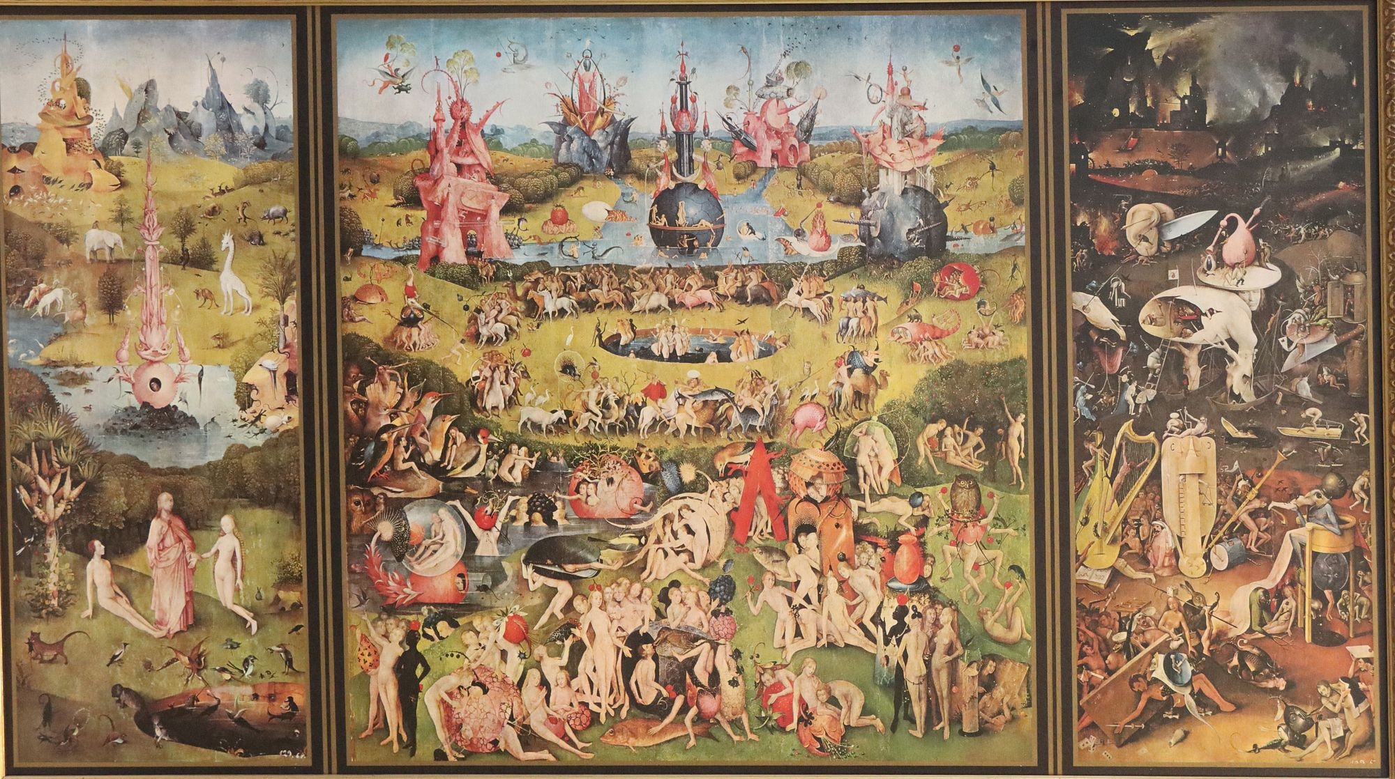 Hieronymus Bosch | Triptych Print on Panel | MutualArt