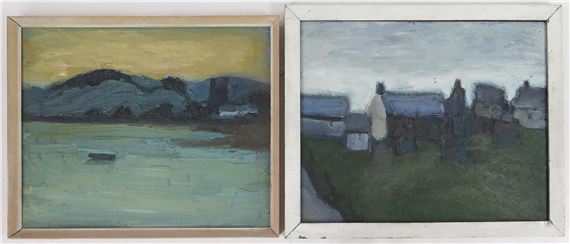 Tavy Evening by Peter Reid, dated 1965