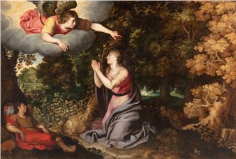 The Angel appears to Hagar - Artus Wolfaerts