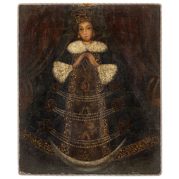 Figura in abiti tradizionali by South American School, 18th Century