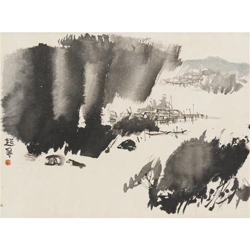Artwork by Yap Teow Khoon, Landscape, Made of Ink on paper