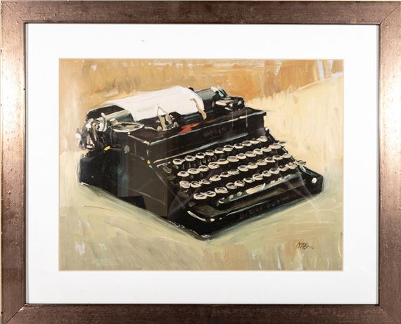 Craig Nelson Typewriter Framed Print - Craig Nelson