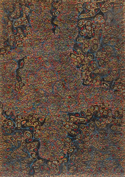 Artwork by Gérard Sendrey, Character, Made of Colored pencil