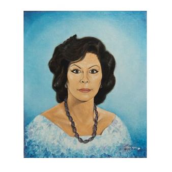 Retrato de dama - Octavio Véjar