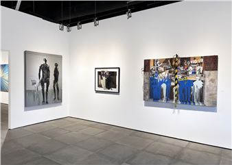 Installation view of Larry Walker exhibition at Mason Fine Art.
