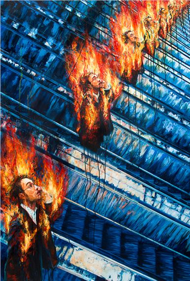 Feu roulant by Martin Bureau, 2004