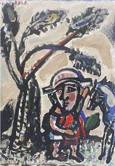 The knigjt an his horse - Shmuel Boneh