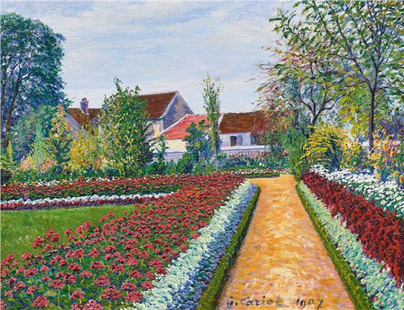 Gustave Cariot | L'allée fleurie (1907) | MutualArt