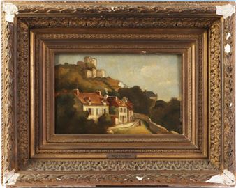 Trecho de rua com castelo - Marie G. Hubert