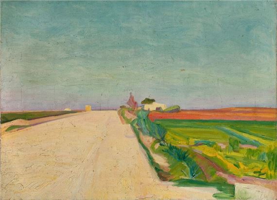 Mare, matin, la route - Eugène Boch 