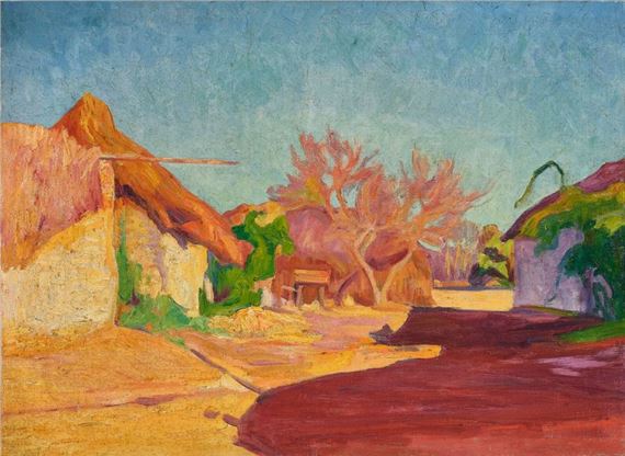 The hamlet by Eugène Boch 