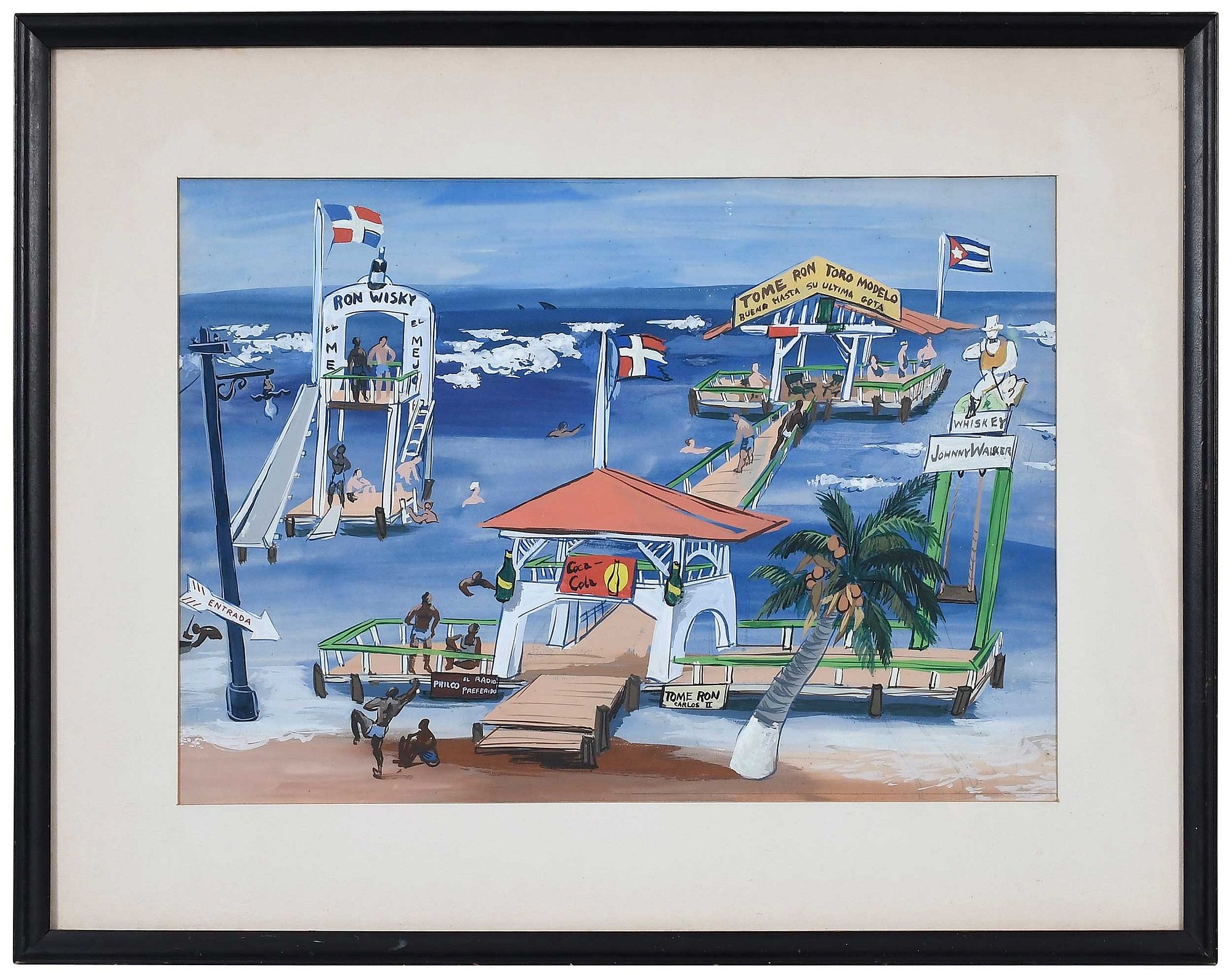 Thomas Irwin Laughlin | Latin Beach Scene (1905 - 1965) | MutualArt