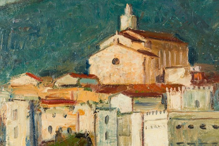 Artwork by Wegener Jürgen, Cadaqués, Made of Oil on canvas