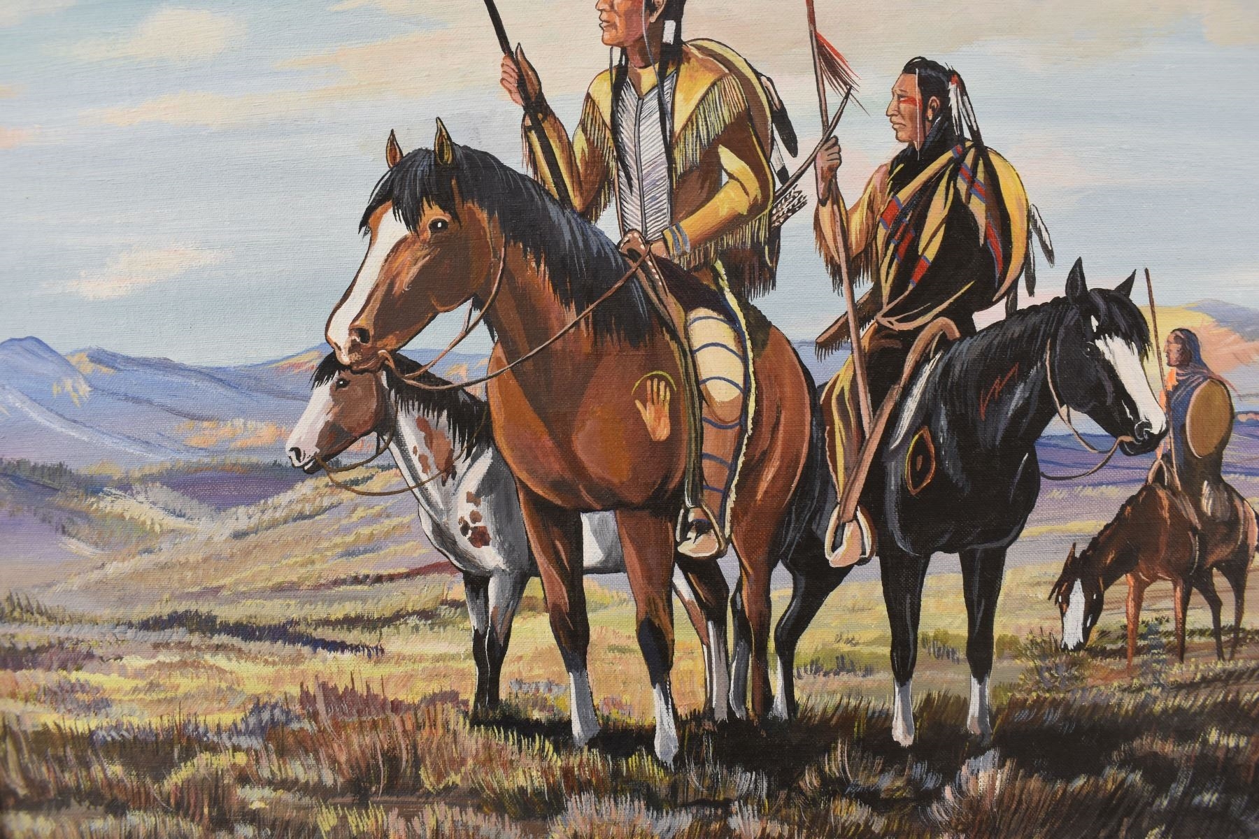 Frank Vigil | JICARILLA APACHE PAINTING (FRANK VIGIL) (1960) | MutualArt