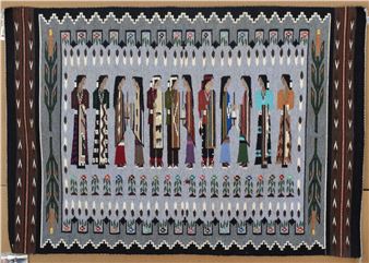 NAVAJO PICTORIAL TEXTILE (SANDRA BEGAY) - Sandra Begay