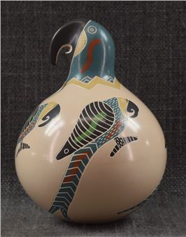 MATA ORTIZ POTTERY EFFIGY JAR (VIDAL CORONA) - Vidal Corona