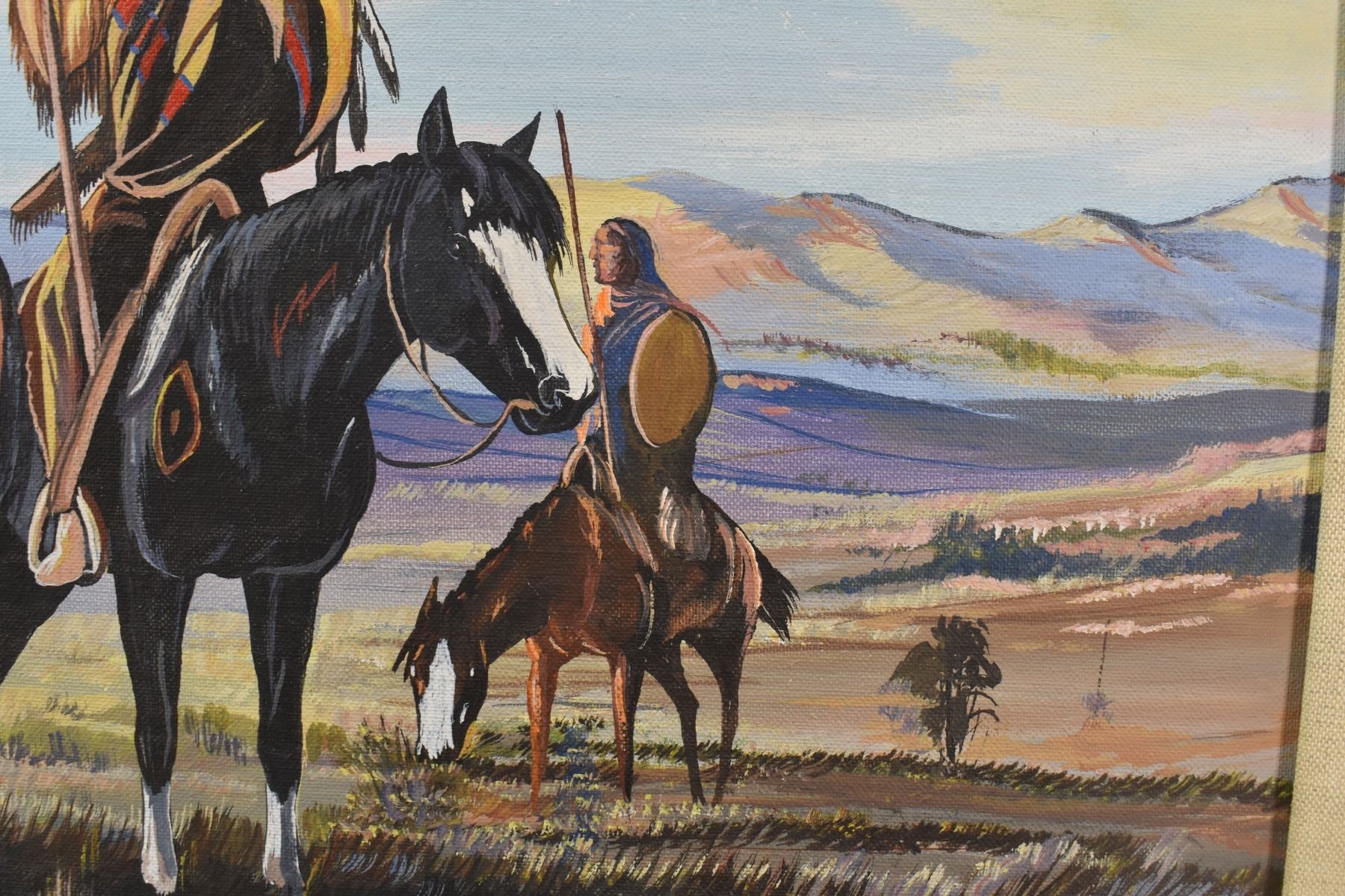 Frank Vigil | JICARILLA APACHE PAINTING (FRANK VIGIL) (1960) | MutualArt