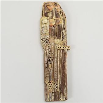 Katalin Garanyine Staindl glazed signed ceramic - Katalin Garanyine Staindl