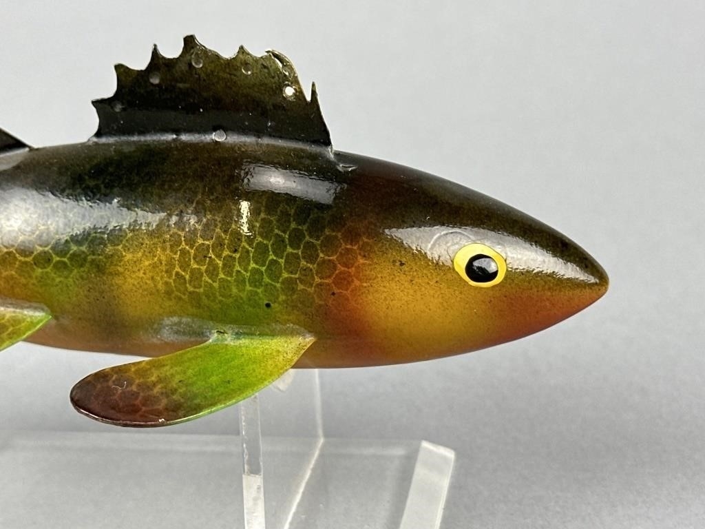 Bud Stewart | Jack Compton Fish Spearing Decoy | MutualArt