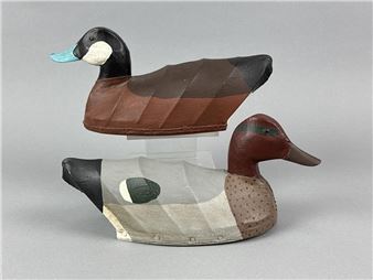 2 William Mosely Duck Decoys - William Mosley