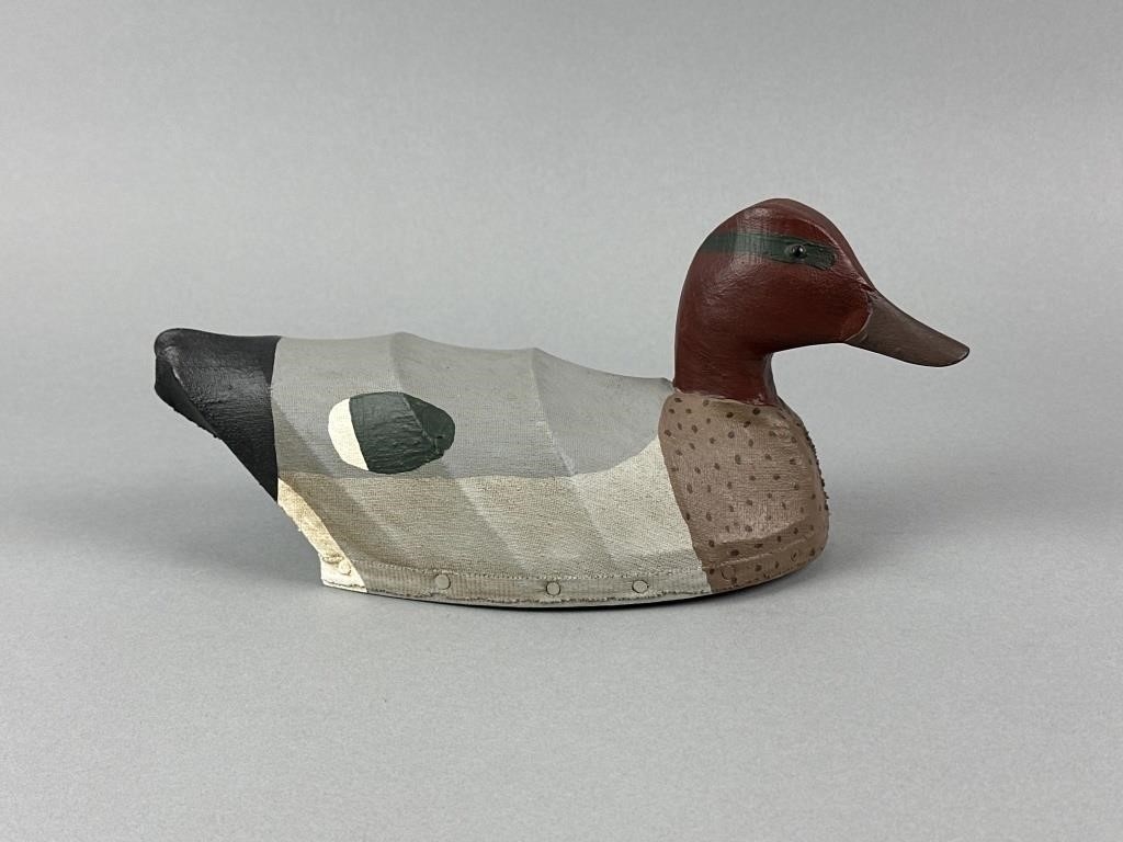 Artwork by William Mosley, 2 William Mosely Duck Decoys, Made of canvas