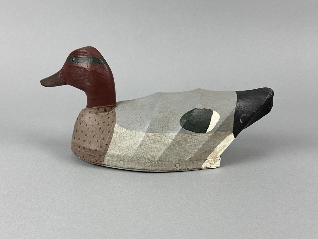 Artwork by William Mosley, 2 William Mosely Duck Decoys, Made of canvas