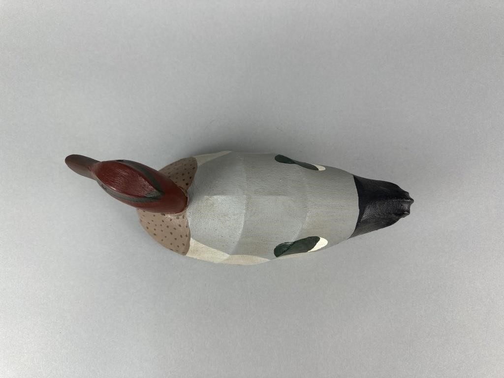 Artwork by William Mosley, 2 William Mosely Duck Decoys, Made of canvas