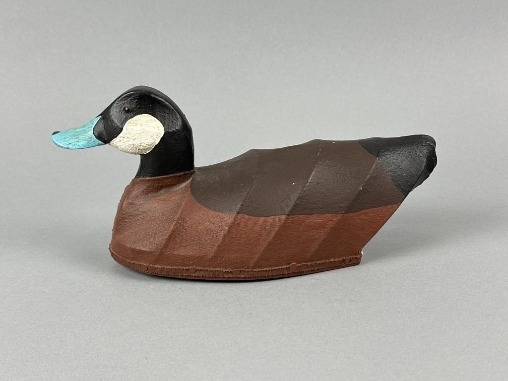 Artwork by William Mosley, 2 William Mosely Duck Decoys, Made of canvas