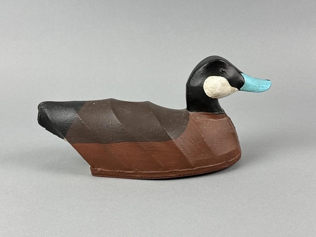 Artwork by William Mosley, 2 William Mosely Duck Decoys, Made of canvas