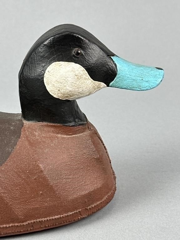 Artwork by William Mosley, 2 William Mosely Duck Decoys, Made of canvas