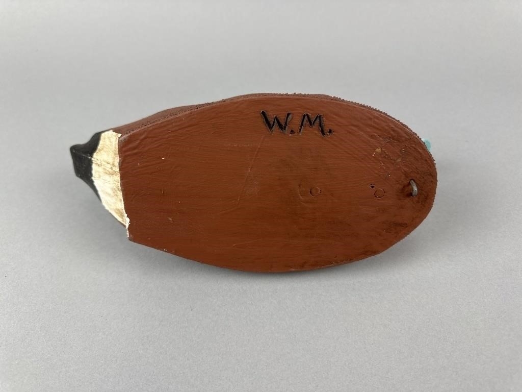 Artwork by William Mosley, 2 William Mosely Duck Decoys, Made of canvas