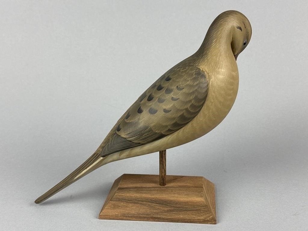 George Strunk | George Strunk Hand Carved Dove | MutualArt