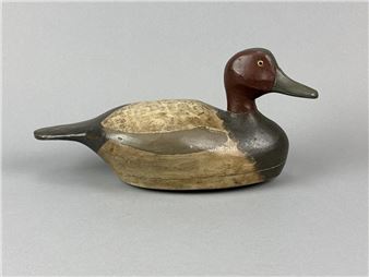 Gus Moak Redhead Drake Duck Decoy - August Moak