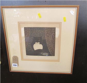 SIGNED LIMITED EDITION CAT PRINT BY MARTIN LEMAN - Martin Leman