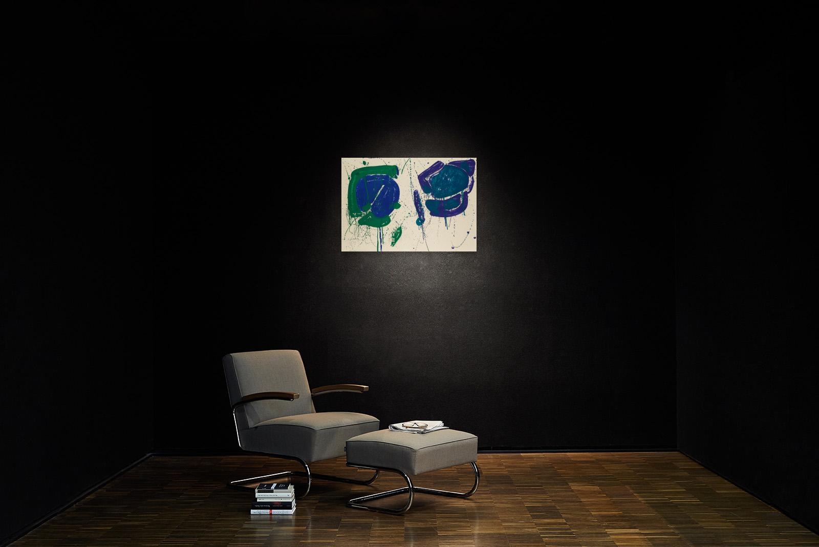 Sam Francis | Blue-Green (1963) | MutualArt