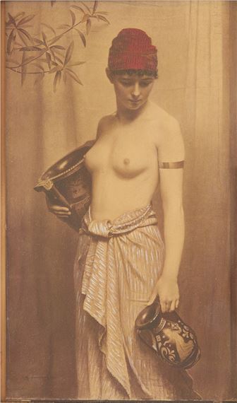 Kvinna med grekiska kärl - Max Nonnenbruch