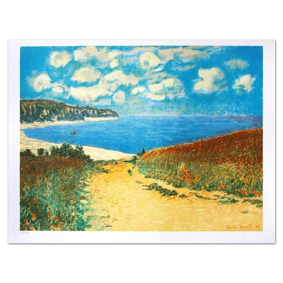 Chemin Dans Les Bles A Pourville by Claude Monet