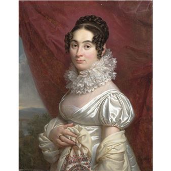 PORTRAIT DIT DE LA FEMME DE L'ARTISTE - Albert Gregorius