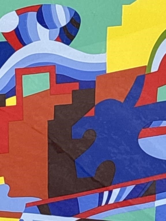 Artwork by Jacques Cinquin, Jacques Cinquin signed & numbered mid century, Made of lithograph