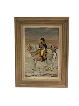 Marechal Ney on horseback on the battlefield - Guy Lagarde