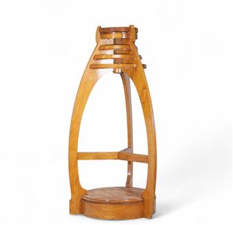 Imposing  sellette - Sole vestige of the Remy starch stand - Paul Saintenoy