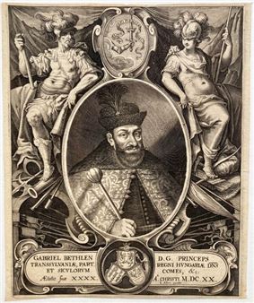 Gabriel Bethlen Princeps Transsylvaniae part regni Hungariae - Lucas Kilian