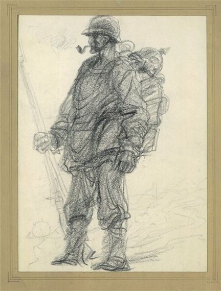 Bernard P. Naudin | Le poilu de la grande-guerre | MutualArt